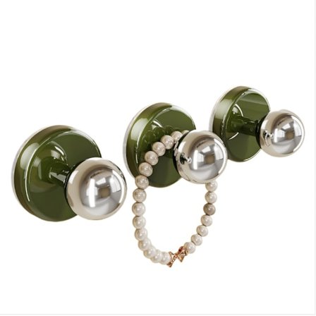 3-Pack Självhäftande Dörrhandtag Utan Borrning för Kök, Kylskåp, Skåp, Badrum - Enkel Installation