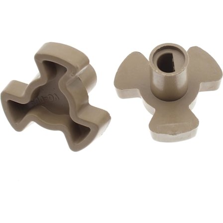 Mikrovågsugnsplattans koppling 2-delad mikrovågsugnsplattans rullstöd