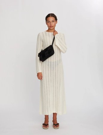 Adax Molino Braided Shoulder Bag Shelly - Black - ONE SIZE