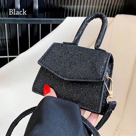 Fashion Silver Bright Evening Bag Dame Messenger Shoulder