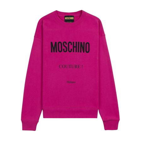 Moschino - Tröjor - Rosa - Herr - Storlek: S, Herr, Storlek: S
