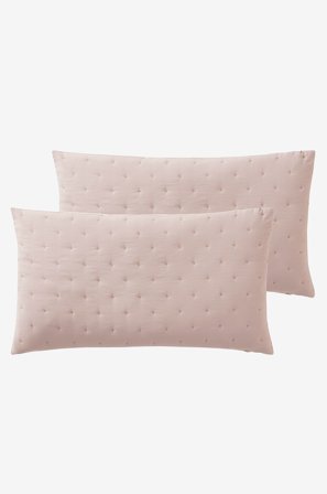 Jotex - Putetrekk 2-pk 50x90 Cm Pudderrosa - CALM - Kjøp Pynteputer & trekk hos Jotex