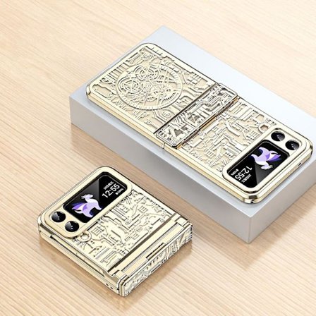 Galaxy Z Flip 5 Case, Samsung Z Flip 5 Case Gångjärnsskydd Stötsäkert Case För Galaxy Flip 5 5g