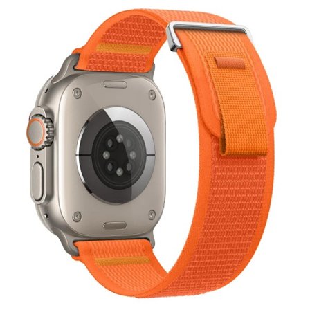 Yhteensopiva Apple Watch -rannekkeen 44 mm 40 mm 45 mm 41 mm 42 44 45 mm Sportarmband iwatch Ultra 2 49 mm sarjan 9 8 se 7 6 5 4 3 alpine orange1 