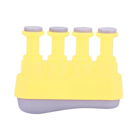 PUNK Hånd Fingertræner Greb Træningsstyrker til Guitar Bas Klaver Spiller Gul