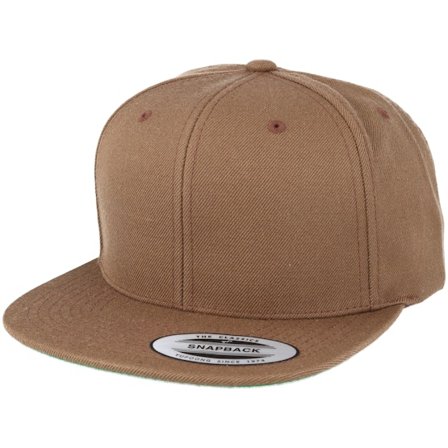 Yupoong - Marrone snapback Cappellino - Classic Tan Snapback @ Hatstore
