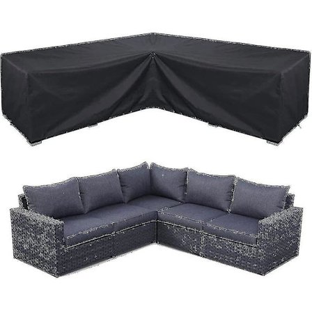Hjørnesofatrekk Vanntett Hagemøbler Sett Trekk Utendørs Sekjonsmøbler Trekk