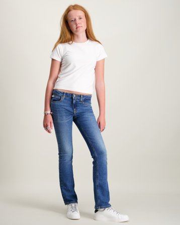 Calvin Klein MR FLARE DARK BLUE CF Blau Jeans Mädchen - Kids Brand Store