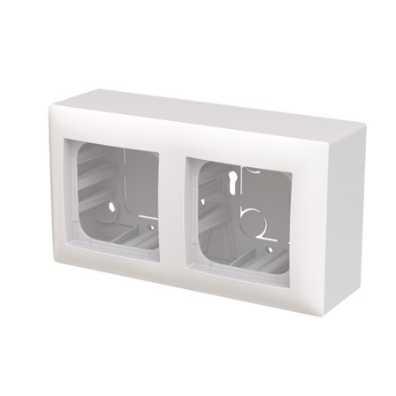 ABB Saga 1722S85H53-916 Forhøyningsramme 1 rom, 85 mm bredde, Strømbrytere & vegguttak