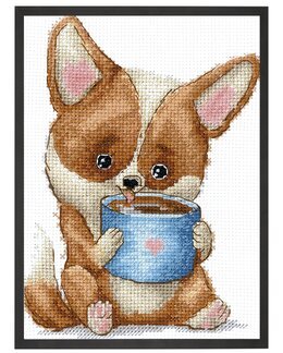 Broderikit Billede Chokladeelsker - Arti Balta