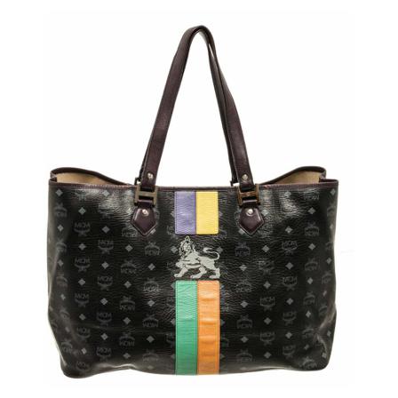 MCM Pre-owned, Pre-owned Tote Bags Zwart, Dames, Maat:ONE Size