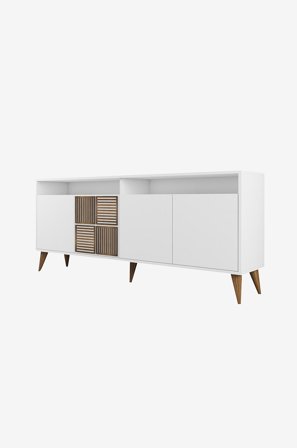 Hanah Home - Avlastningsbord Milan 180 cm - Hvit - Skjenker & sideboards - Fra Homeroom
