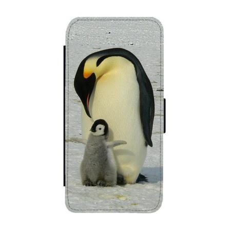 Pingviner Iphone 14 Pro Max Plånboksfodral Multifärg