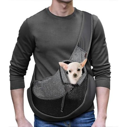 Pet Hund Slingsæk Bærbar Åndbar Mesh Rejse Sikker Slingsæk Bærer Til Hunde Katte