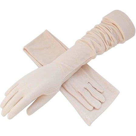 Naisten UV-suojakäsineet Pitkät Käsineet Aurinkosuojakäsineet Pyöräilyyn ja Autoiluun