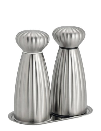 Palm Medium Mills And Ss Tray 3-Piece Silver Robert Welch