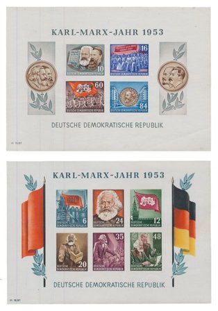 DDR 1953 - MICHEL blok 8B-9B - Postfrisk