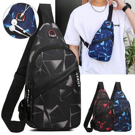 Män Bröstväska Pack Outdoor Travel Axelväskor Cross Body Väskor - high quality