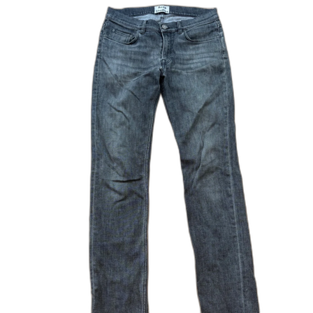 Grå straight jeans från Acne Studios