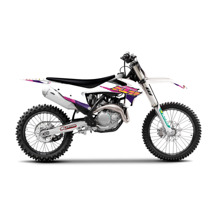 Kit de Adhesivos Blackbird Retro - KTM 350 EXC-F 2020-2023
