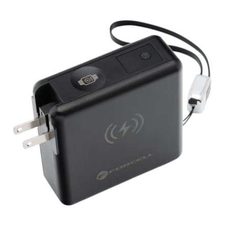 FORCELL 6in1 Snabbladdare 45W USB-C/USB-A Powerbank 15000mAh