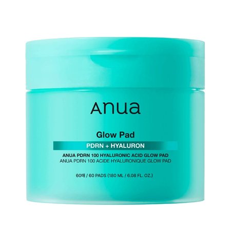 Anua PDRN 100 Hyaluronic Acid Glow Pad 60 stk, Skincare, Renseprodukter, Rens & Vask