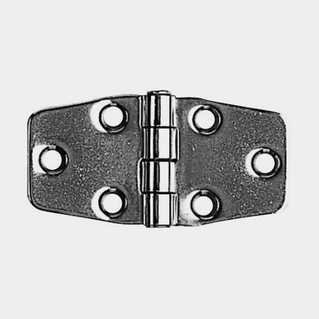 Charnière de trappe Plastimo, 75 x 38 mm, 260°, acier inoxydable