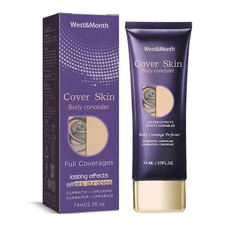 Kräm för kroppstäckning Ben Kropp Ärrtäckande Smink för att täcka spindelvener solbränna