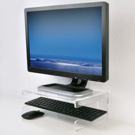 Desq Monitorställ Akryl Transparent 30,5 X 23 X 12 Cm Transparent