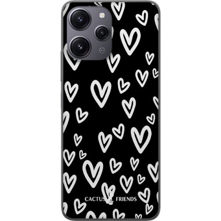 Yhteensopiva Puhelinkuori Xiaomi Xiaomi Redmi 12 Cactus and Friends - Handdrawn Love Chaos