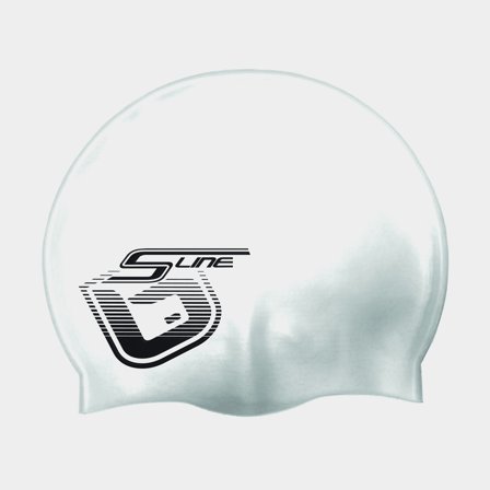 Swim Cap BASE S-Line, One-Size, White