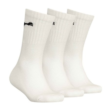 Puma Barn/Barn Logo Crew Socks (3-pack) 2 UK-5 UK Vit