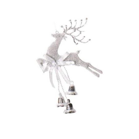 5 kpl Joulukuusen riippuva poro Kulta Joulukuusi Hopea