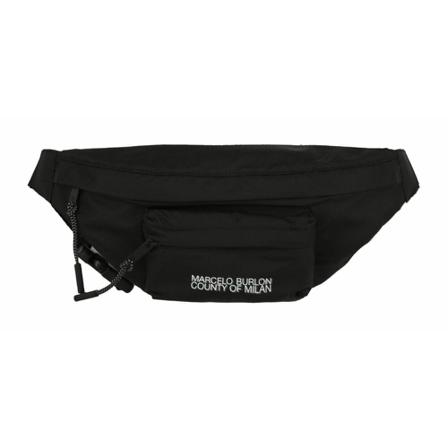 Marcelo Burlon, Belt Bags Zwart, Heren, Maat:ONE Size