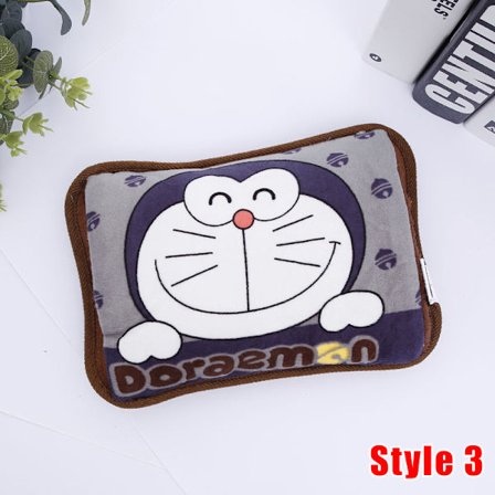 Tecknad handvärmare Uppladdningsbar bärbar varmare Bekväm kan fylla varmt vatten