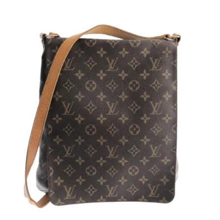 Louis Vuitton Vintage, Pre-owned Canvas louis-vuitton-bags Bruin, Dames, Maat:ONE Size