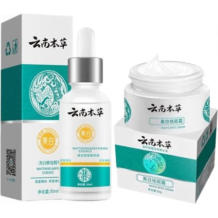 Melasma Krem og Serum Anti Flekk Ansikt, Anti-Hvit Flekk Krem, Hudpleiesett, Anti Flekk Kroppsserie, Bleking Flekk Lysning, Reduserer Mørke Flekker