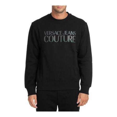 Versace Jeans Couture, Sweatshirt Zwart, Heren, Maat:S,print
