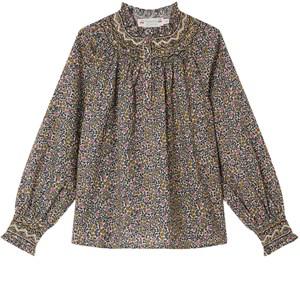 Bonpoint Petale Floral Blouse Multicolor 4 Years - Tops - 4 years - Green - Mädchen
