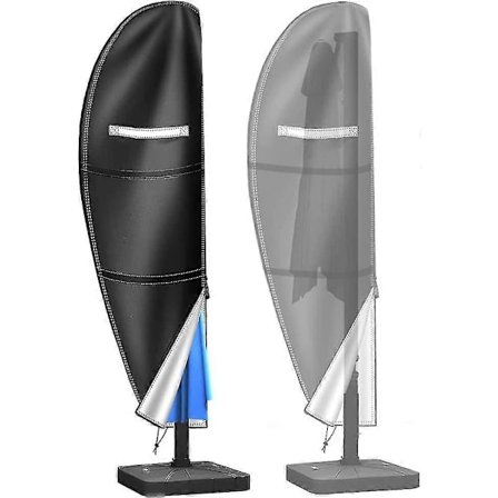 Fristående Parasoll 280x30x80/45cm Skydd Vattentätt & UV-beständigt