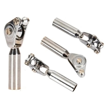 XJ-Toppring Guide Endring med Rør - DIY Fiskestang Bygging & Reparasjon Sølv 5mm