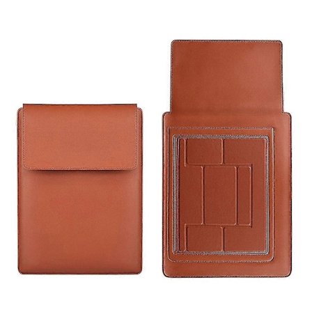 PU-fodral för Macbook Air Pro 13 13.3 14 15.4 Notebook Skydd Kylställ—yux