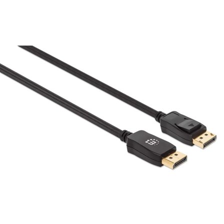Manhattan MH 8K@60Hz DisplayPort 1.4 Cable, Male/Male, 3.0m, Black, Po