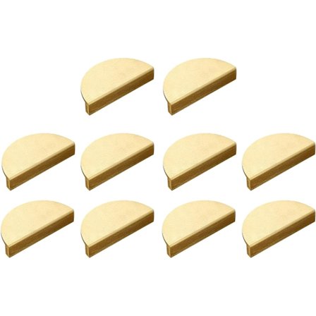 Sett med 1/4/10 skuff- eller skaphåndtak i form av en halvsirkel