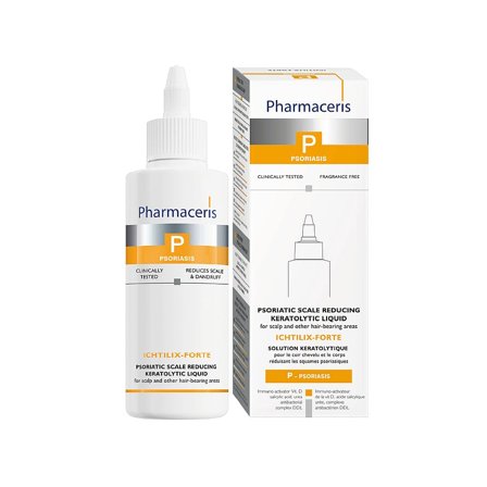 Pharmaceris Ichtilix Forte, Præparat mod skæl og flager på hårbærende områder 125 ml, Hår, Shampoo & Hårpleje, Hovedbundspleje