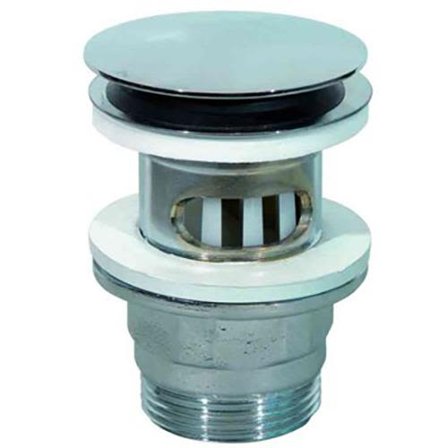 Purus PUM Bottenventil för tvättställ, med bräddavlopp, Badrum