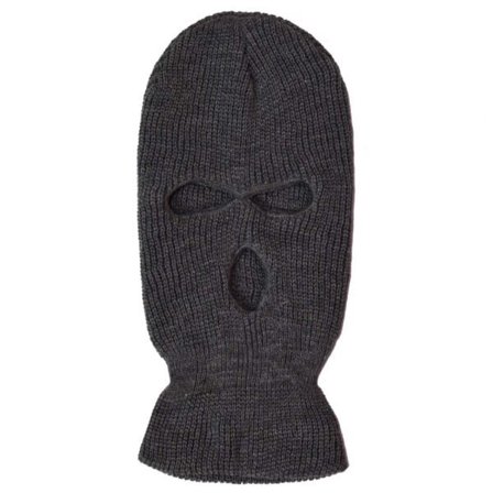 Balaklava ski maske røver hat mørkegrå