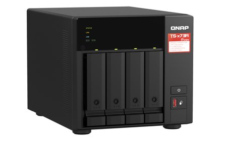 QNAP TS-473A - 2x 2.5GbE NAS-server 4x 2.5"/3.5", 2x M.2 2280, 10GbE-støtte