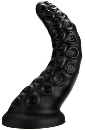 X-Men Horns Tentacle Dildo Black 20 cm - Woome.pl