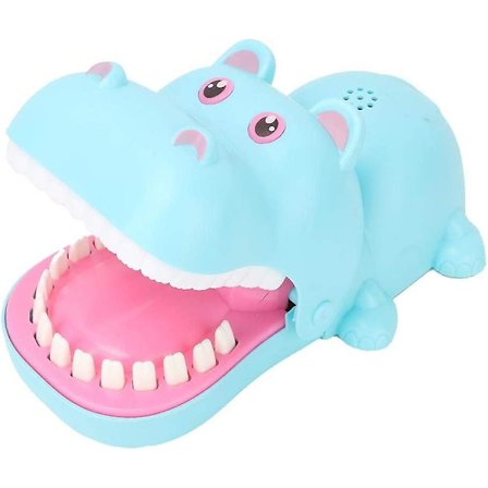 Hippo Tänder Leksaker Spel För Barn, Klassiska Bita Finger Tandläkare Spel Roliga Brädspel